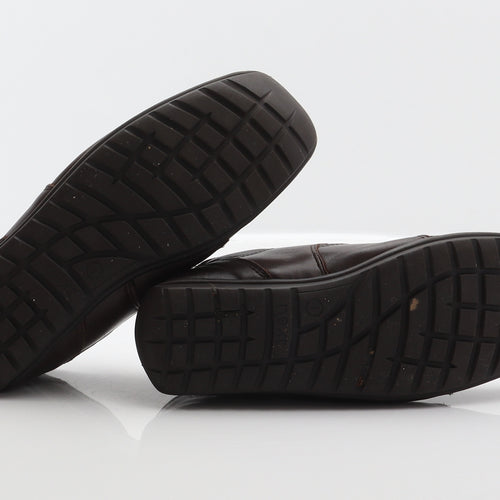 NEXT Boys Brown Leather Trainer UK 1