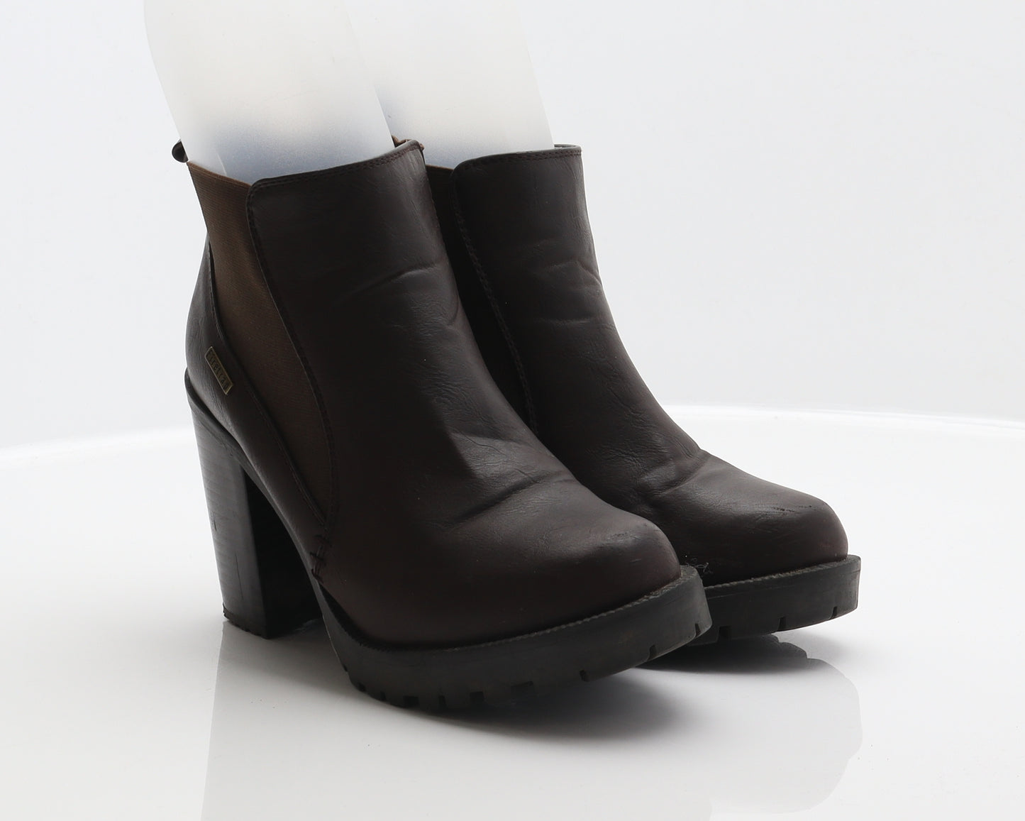 Firetrap Womens Brown Synthetic Chelsea Boot UK 5 38