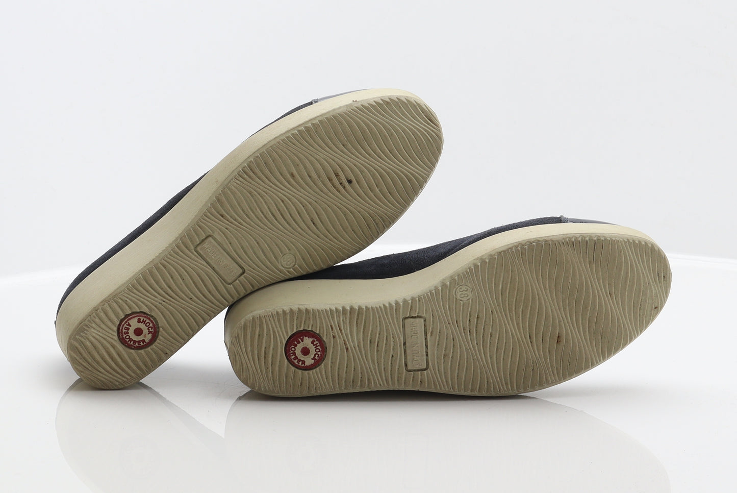 Clarks Womens Blue Polyester Ballet Casual UK 5 38