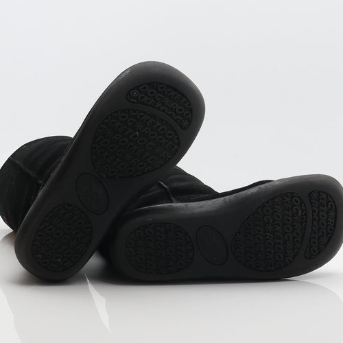 Rocket Dog Womens Black Suede Shearling Style Boot UK 3 36