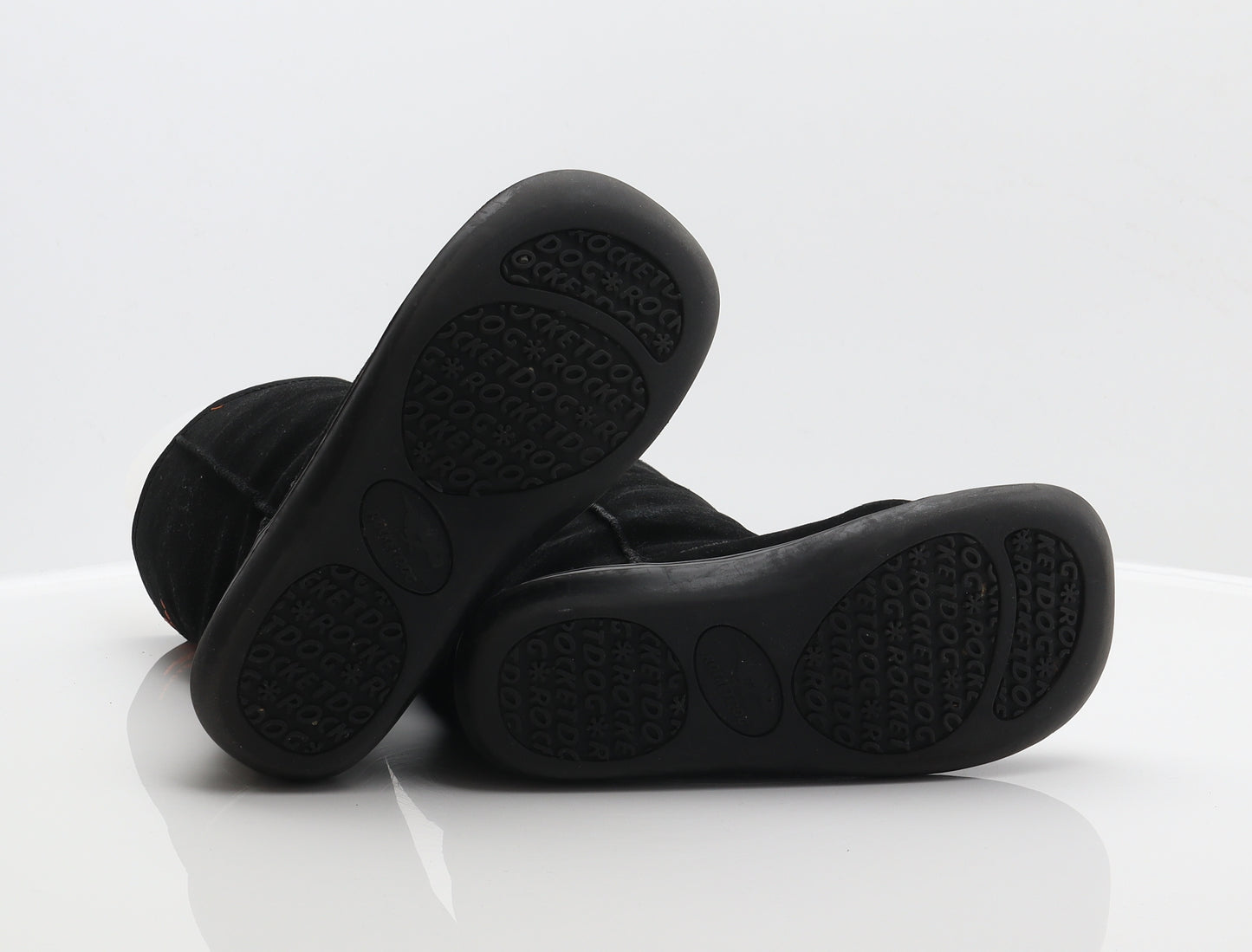 Rocket Dog Womens Black Suede Shearling Style Boot UK 3 36