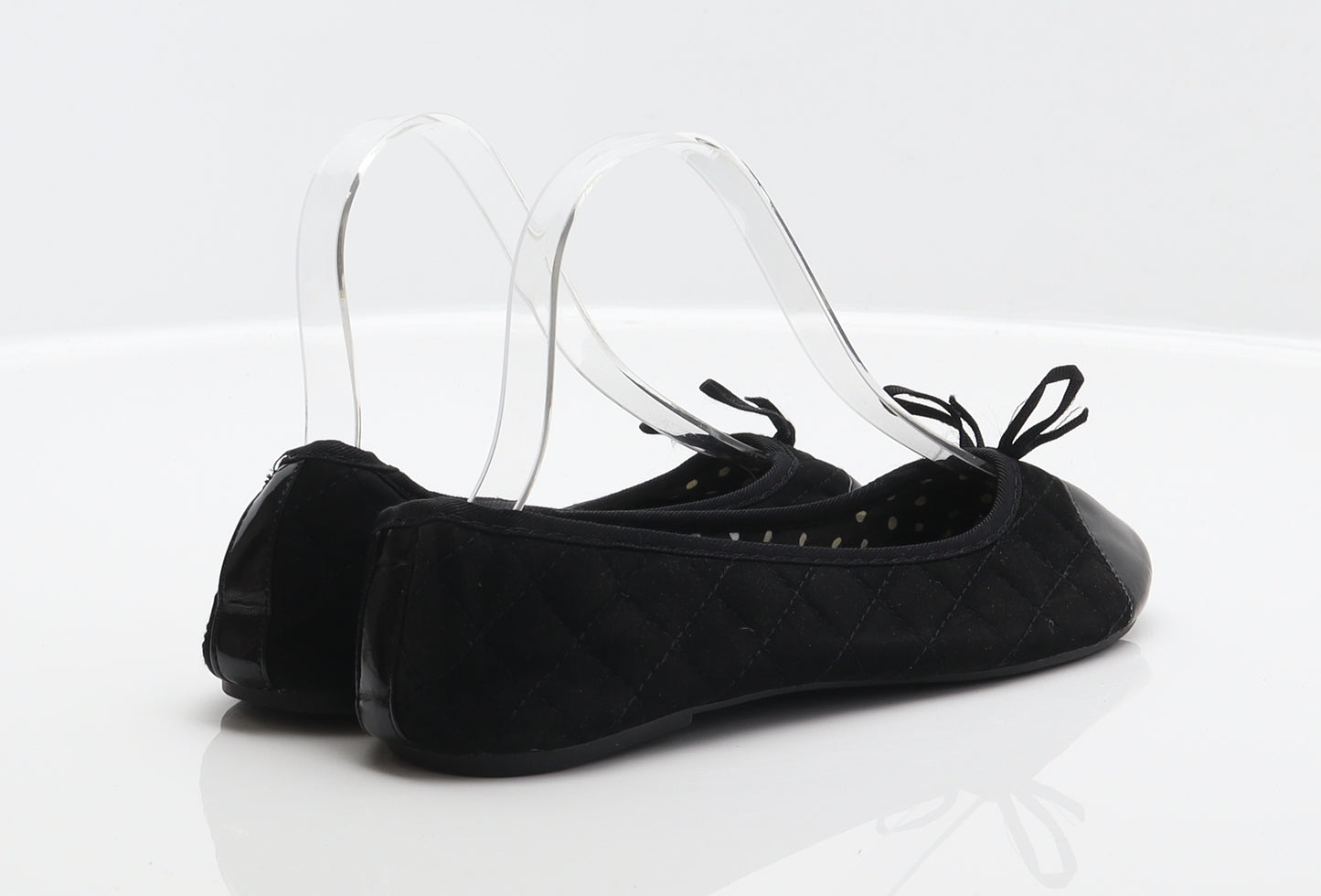 Atmosphere Womens Black Polyester Ballet Flat UK 5 38