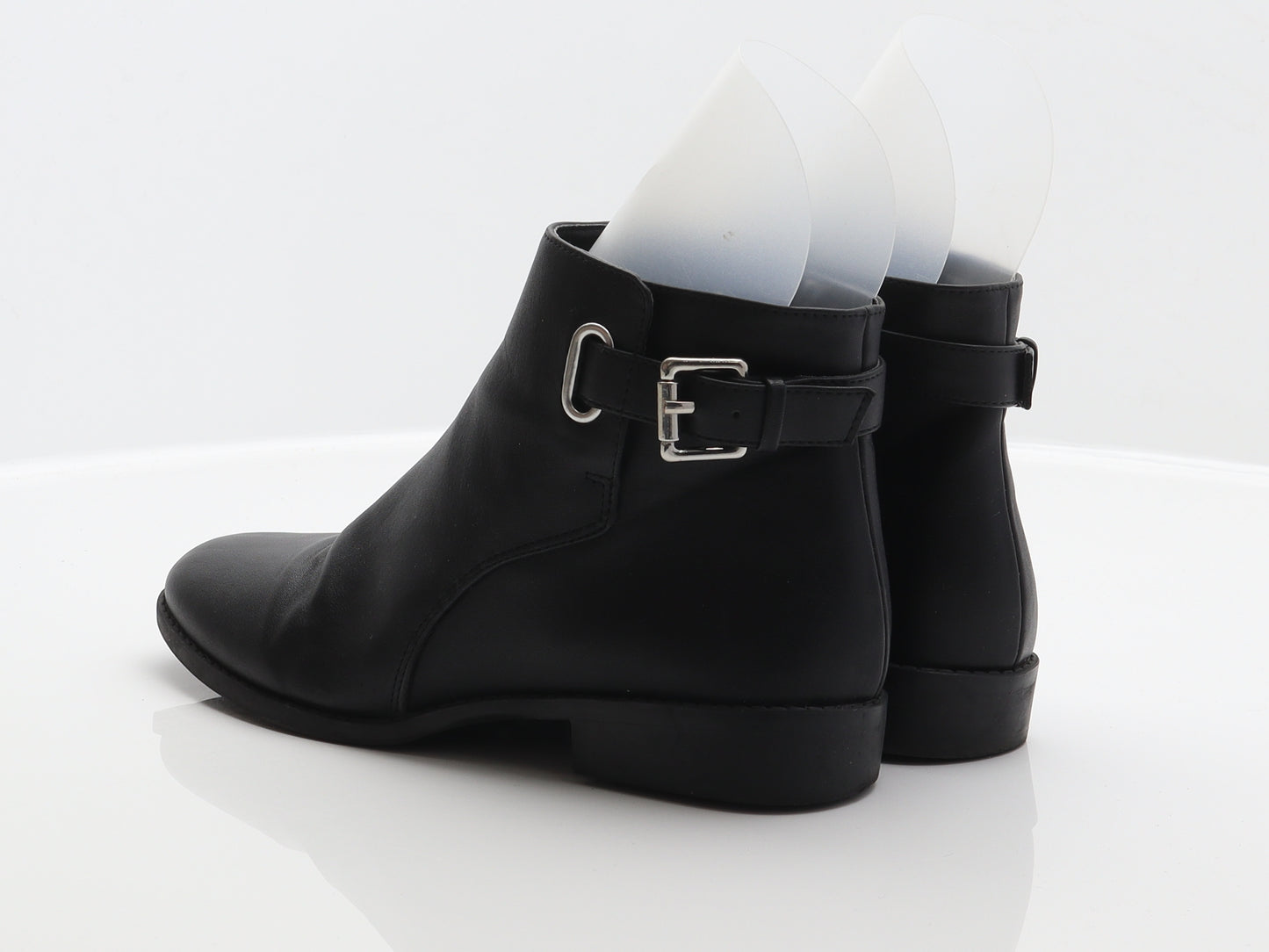 Miss Selfridge Womens Black Synthetic Biker Boot UK 5 38