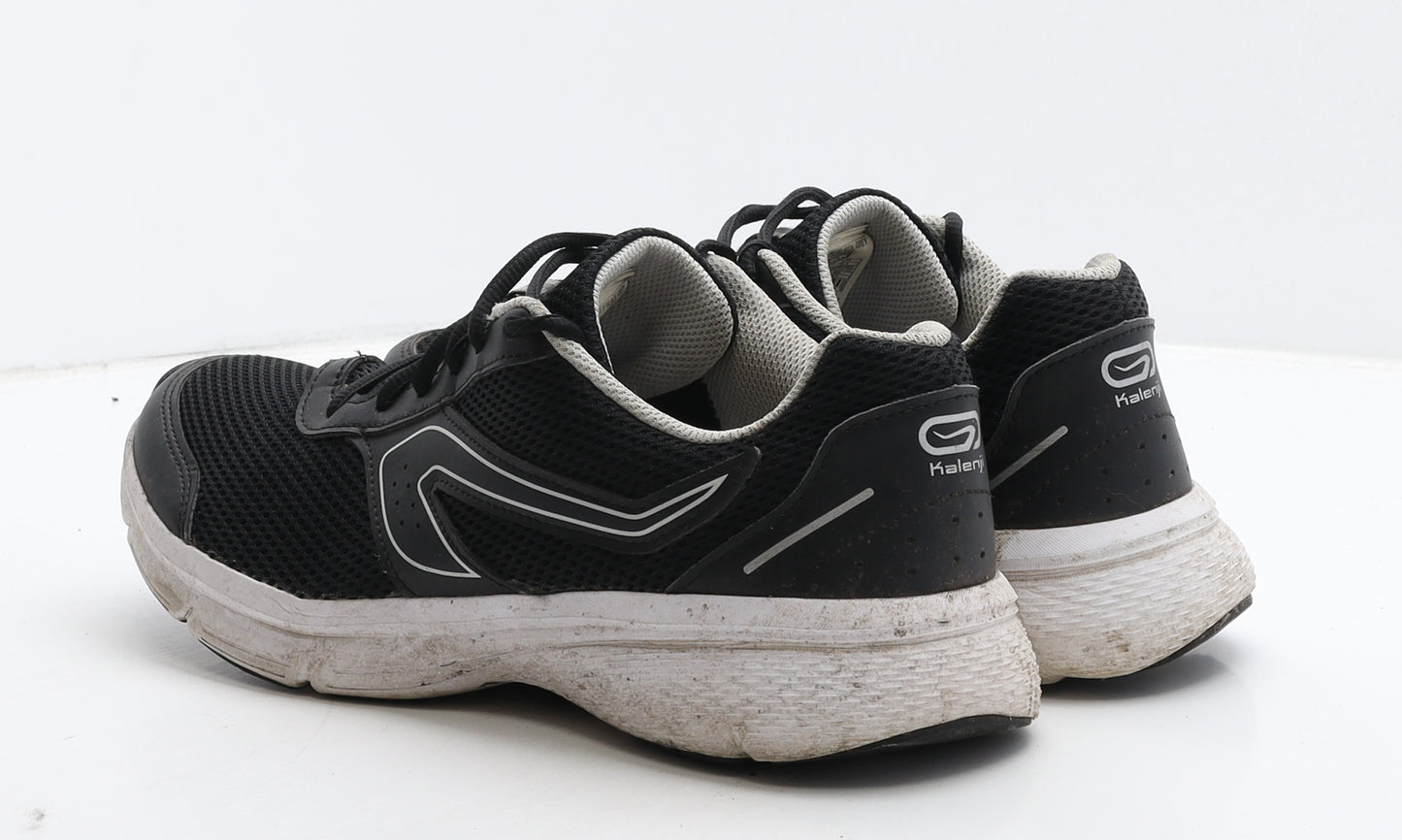 Kalenji Mens Black Geometric Fabric Trainer UK 9.5 44 - Decathlon