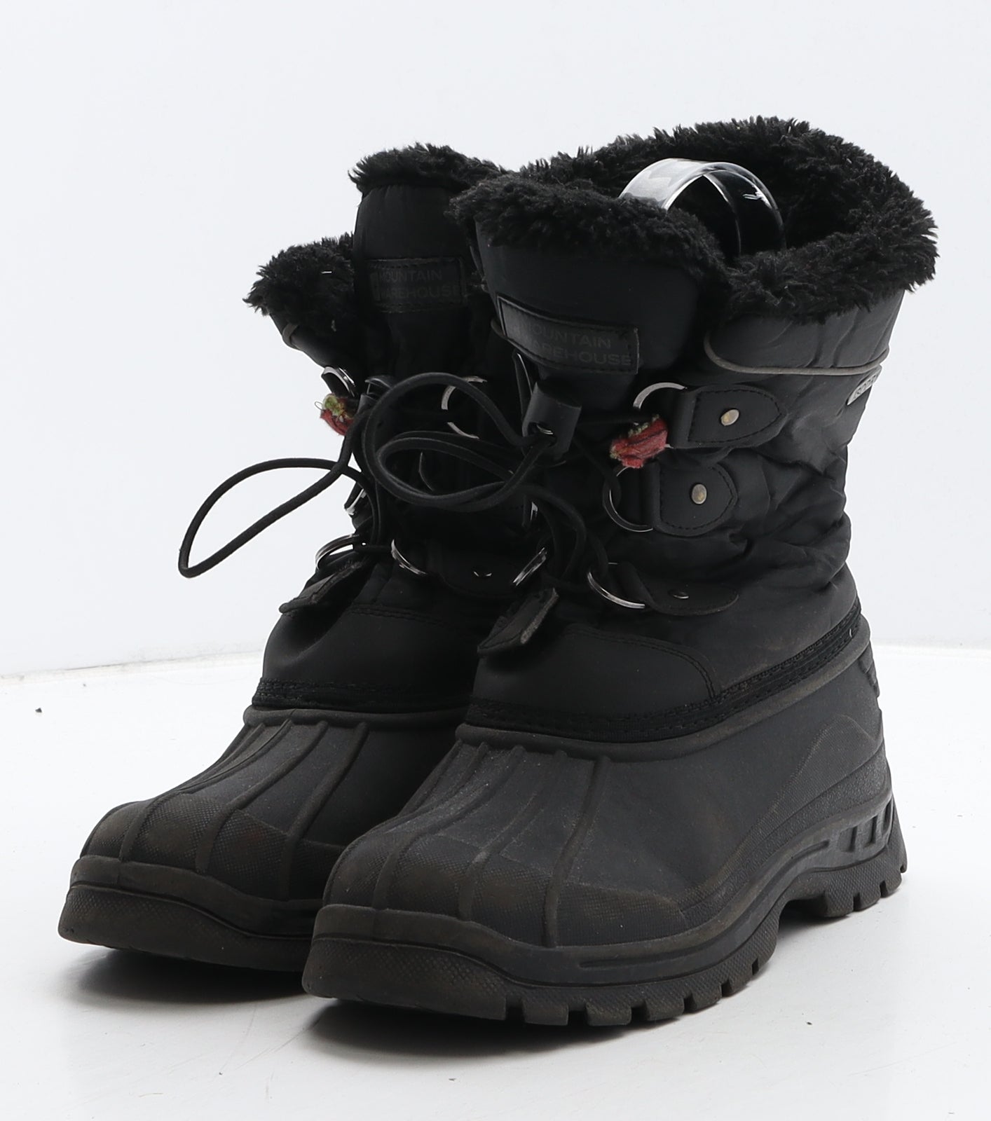 Mountain Warehouse Boys Black Polyester Snow Boot Boot UK 12 30