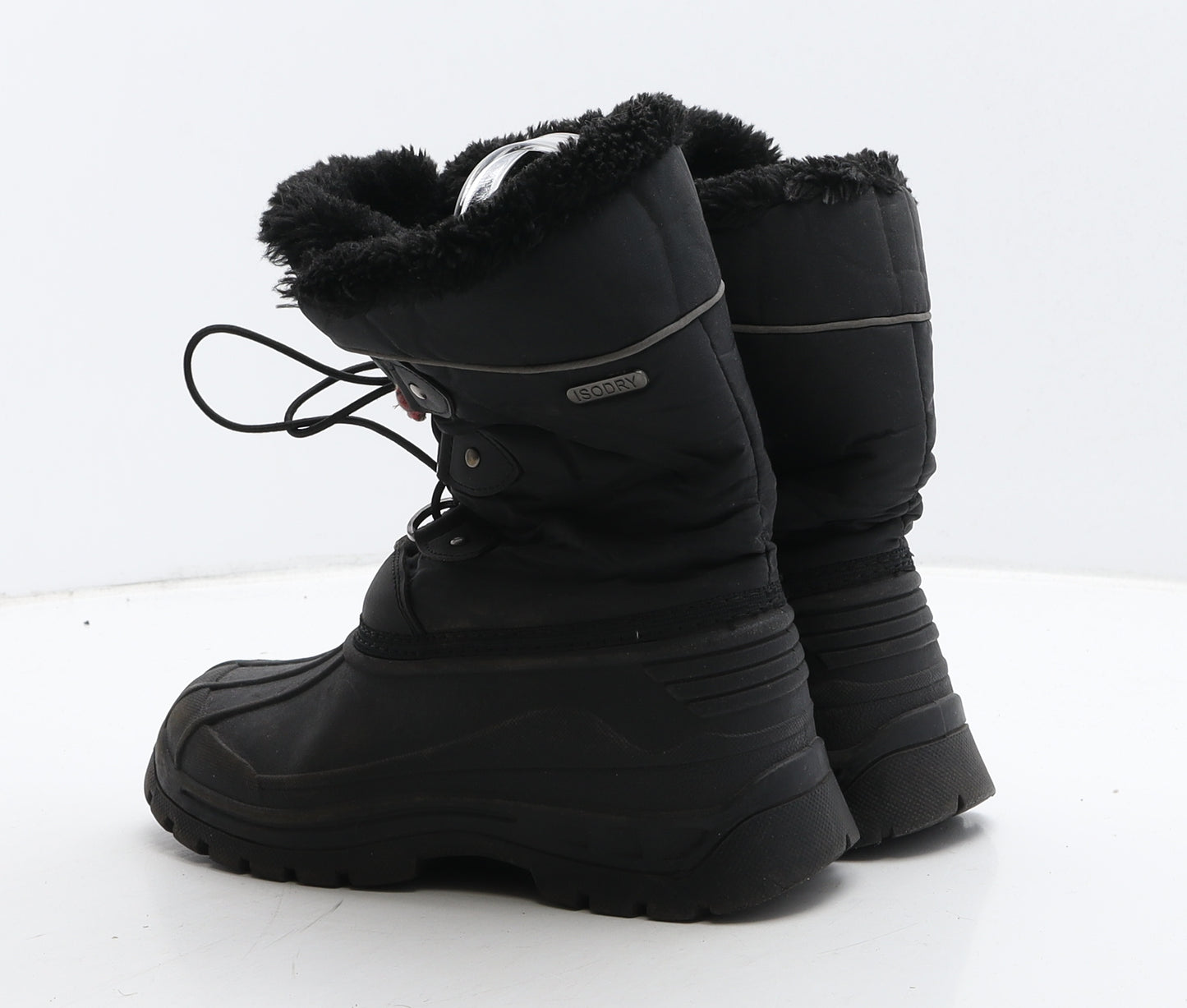 Mountain Warehouse Boys Black Polyester Snow Boot Boot UK 12 30