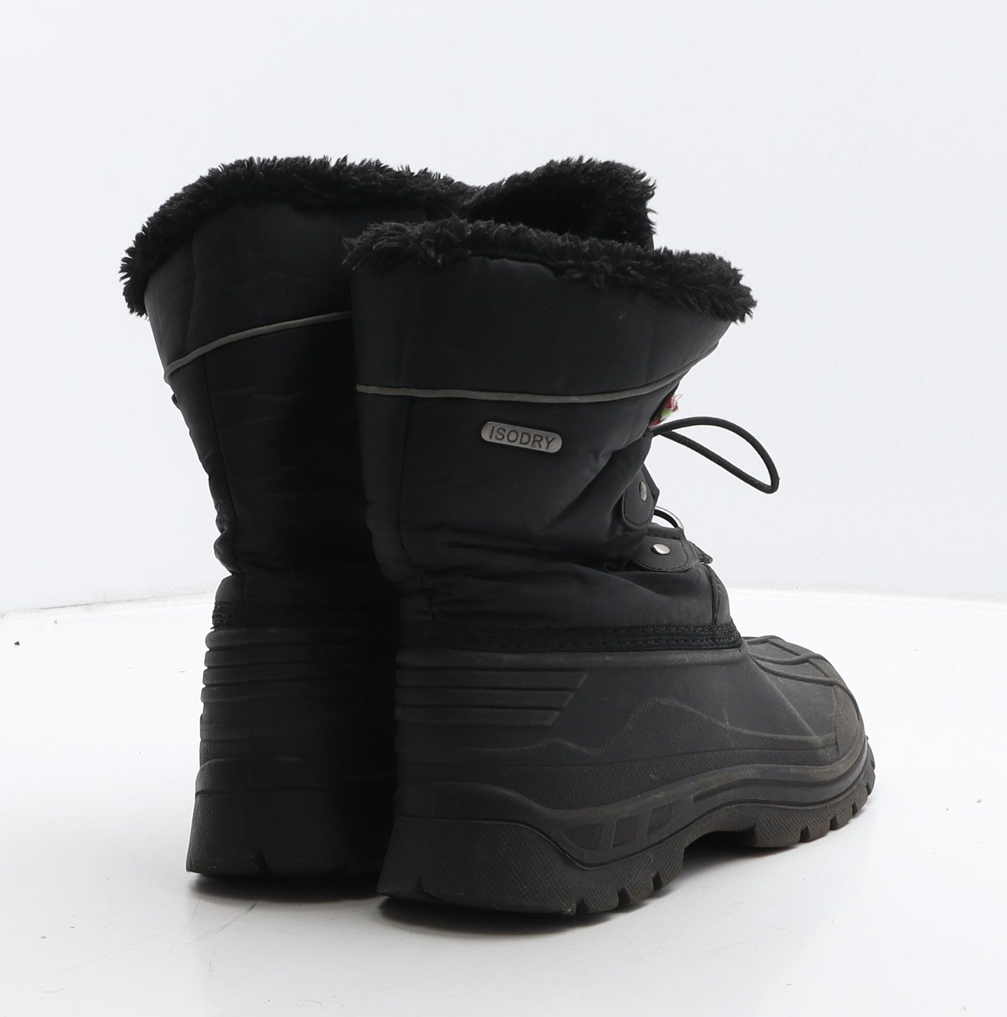 Mountain Warehouse Boys Black Polyester Snow Boot Boot UK 12 30