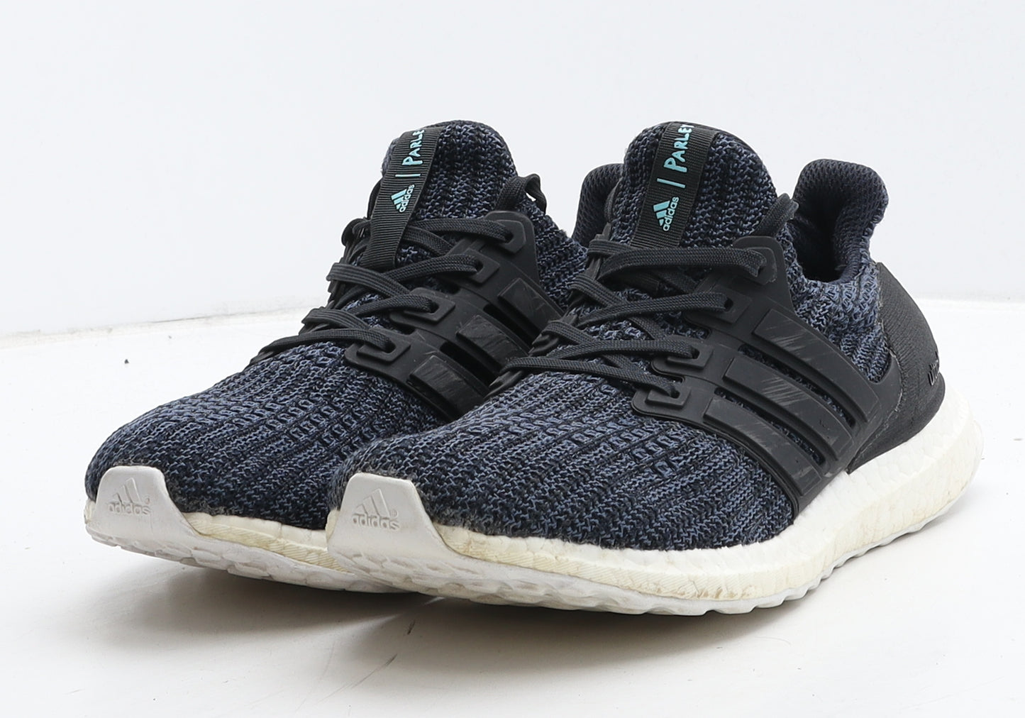adidas Womens Blue Striped Fabric Trainer UK 6.5 39.5 - Ultra boost