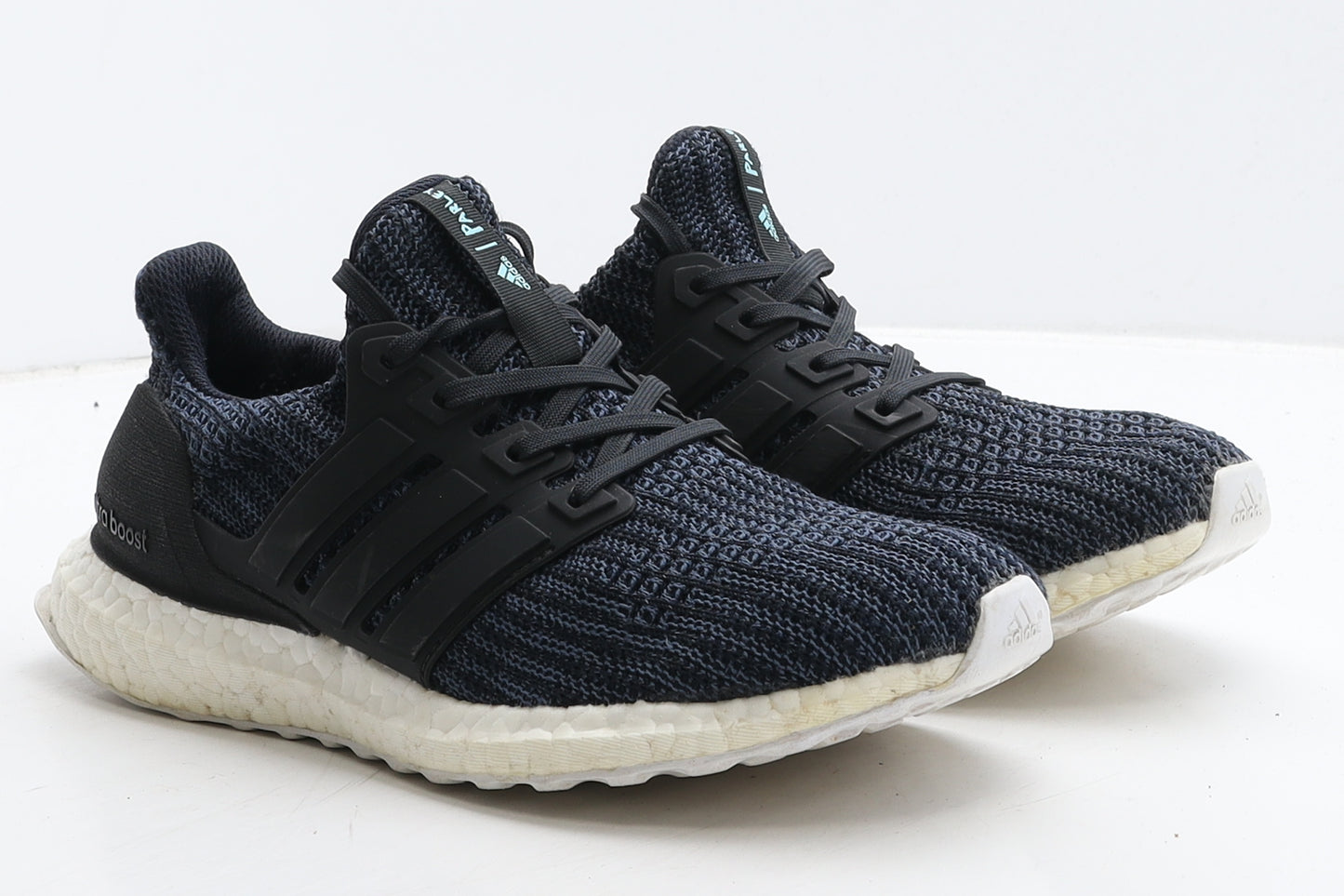 adidas Womens Blue Striped Fabric Trainer UK 6.5 39.5 - Ultra boost
