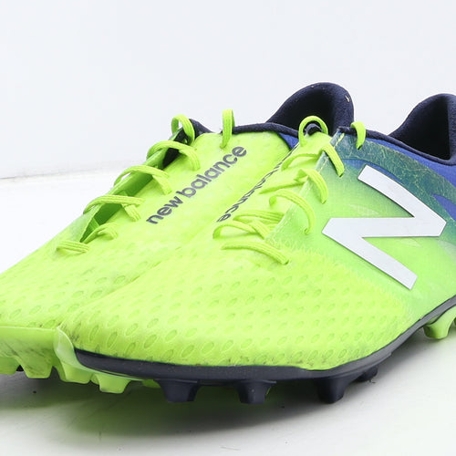 New Balance Mens Green Colourblock Leather Trainer UK 7.5 41.5 - Football boots Furon
