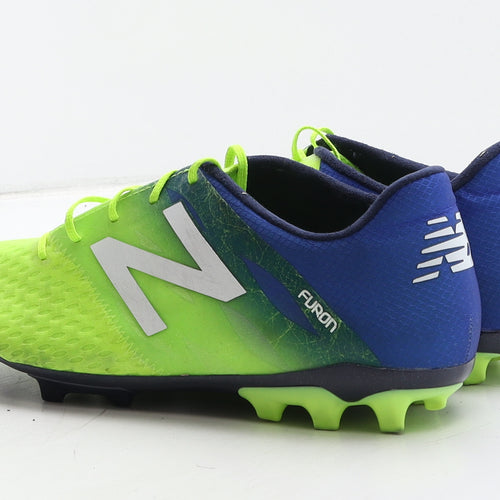 New Balance Mens Green Colourblock Leather Trainer UK 7.5 41.5 - Football boots Furon