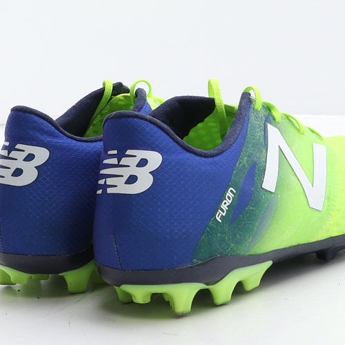 New Balance Mens Green Colourblock Leather Trainer UK 7.5 41.5 - Football boots Furon