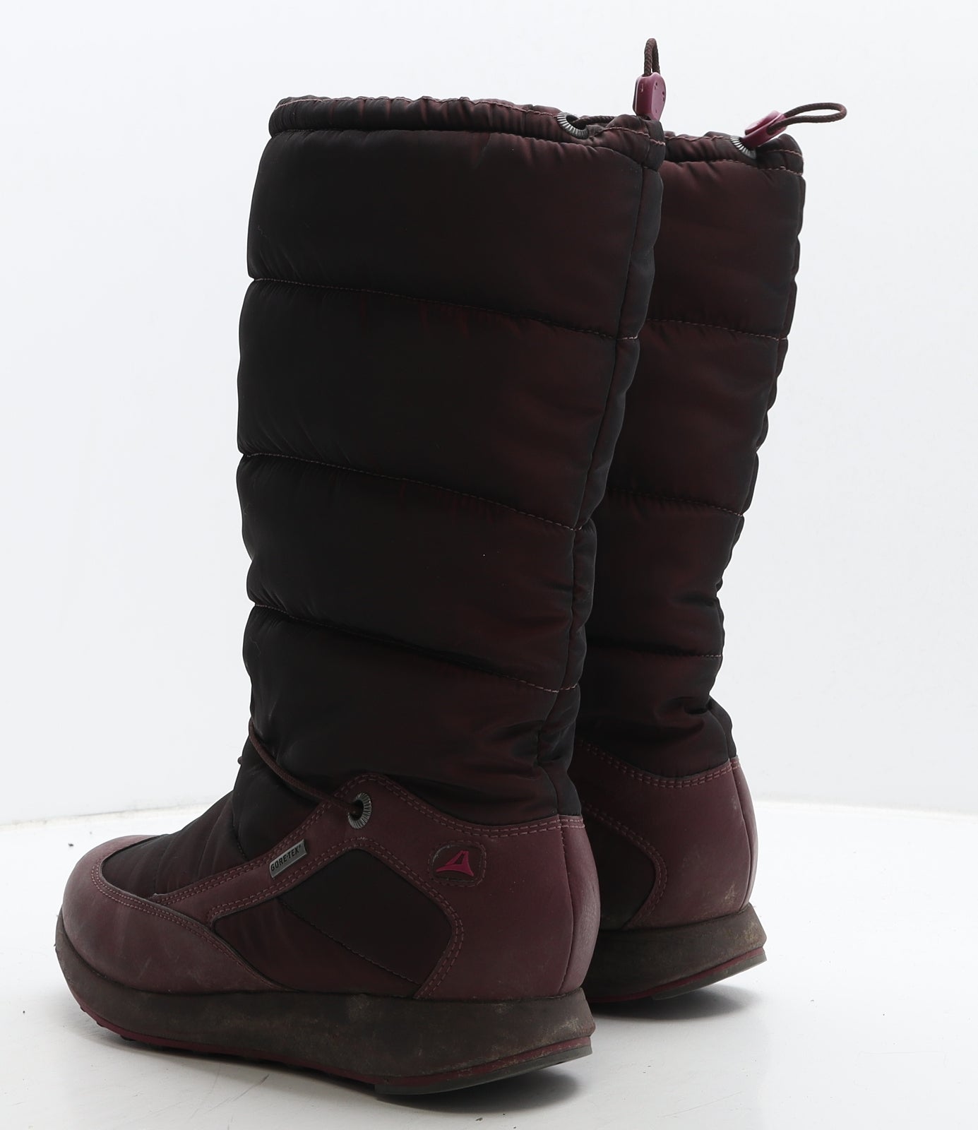 Clarks Womens Red Synthetic Snow Boot Boot UK 5