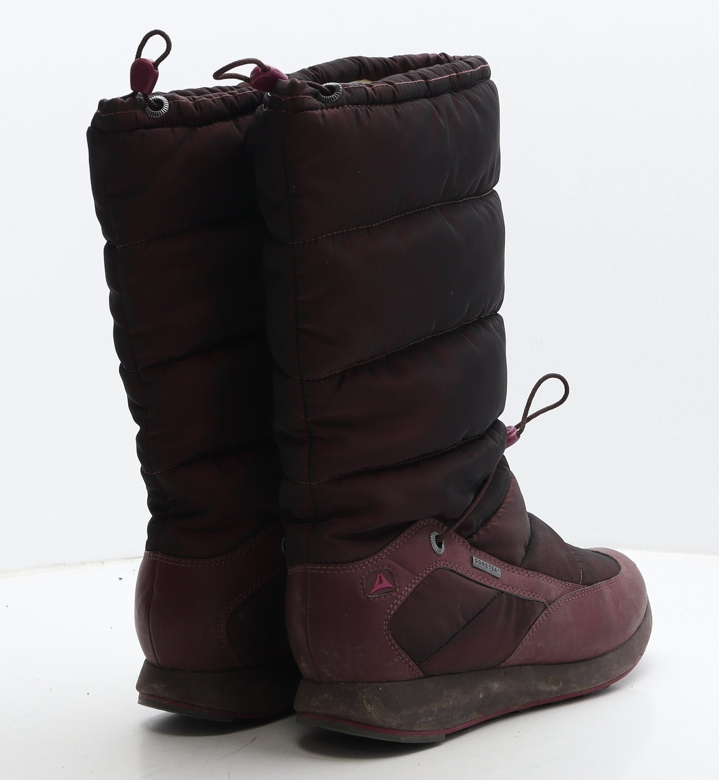Clarks Womens Red Synthetic Snow Boot Boot UK 5