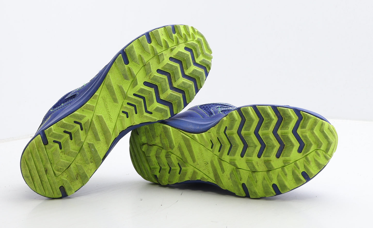 Karrimor Womens Blue Geometric Leather Trainer UK 6 39