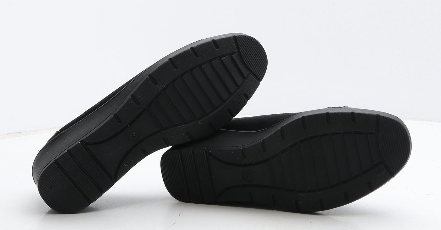 Softlites Womens Black Synthetic Ballet Casual UK 6