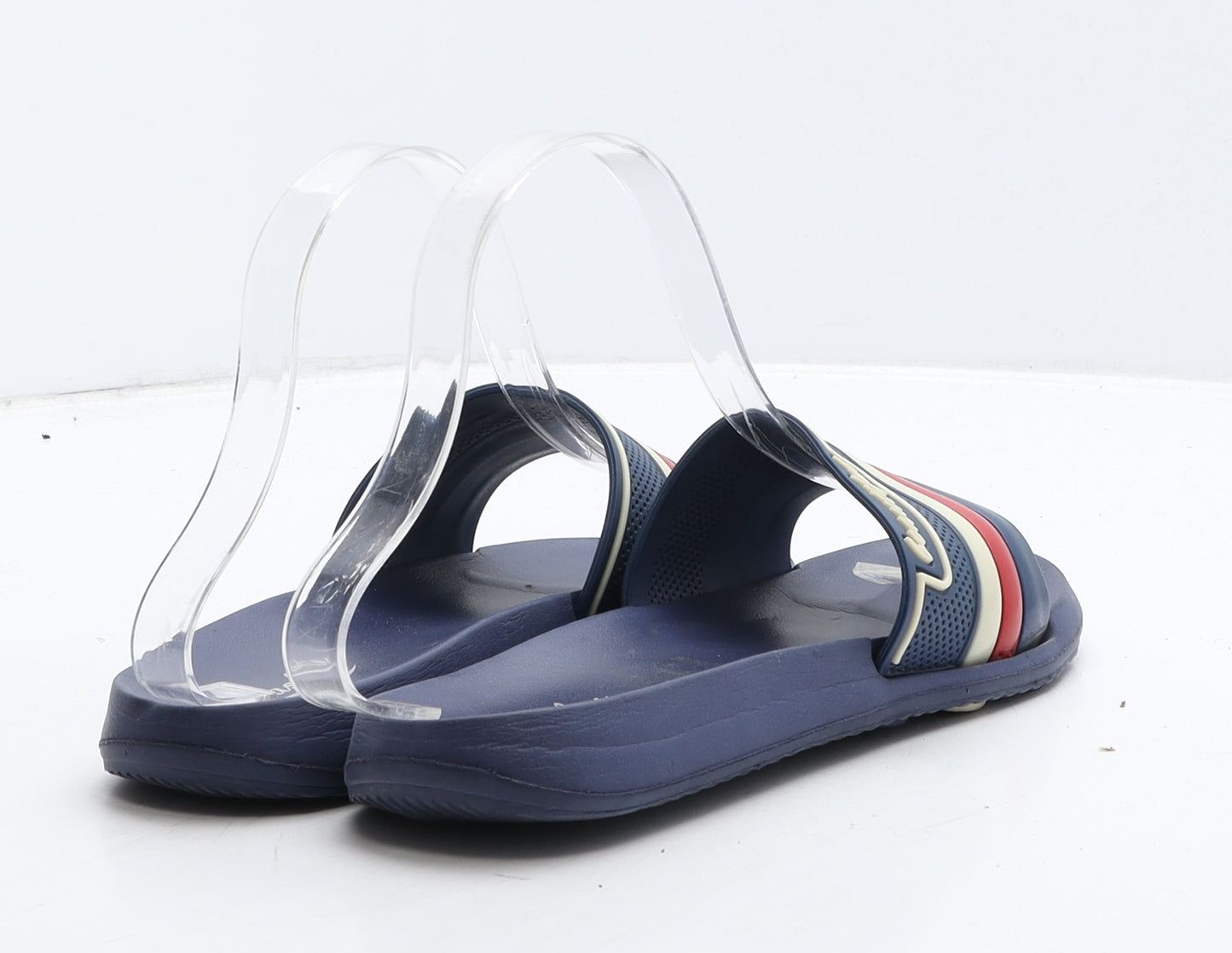 Seasky Boys Blue Striped Rubber Slider Casual UK 4 37
