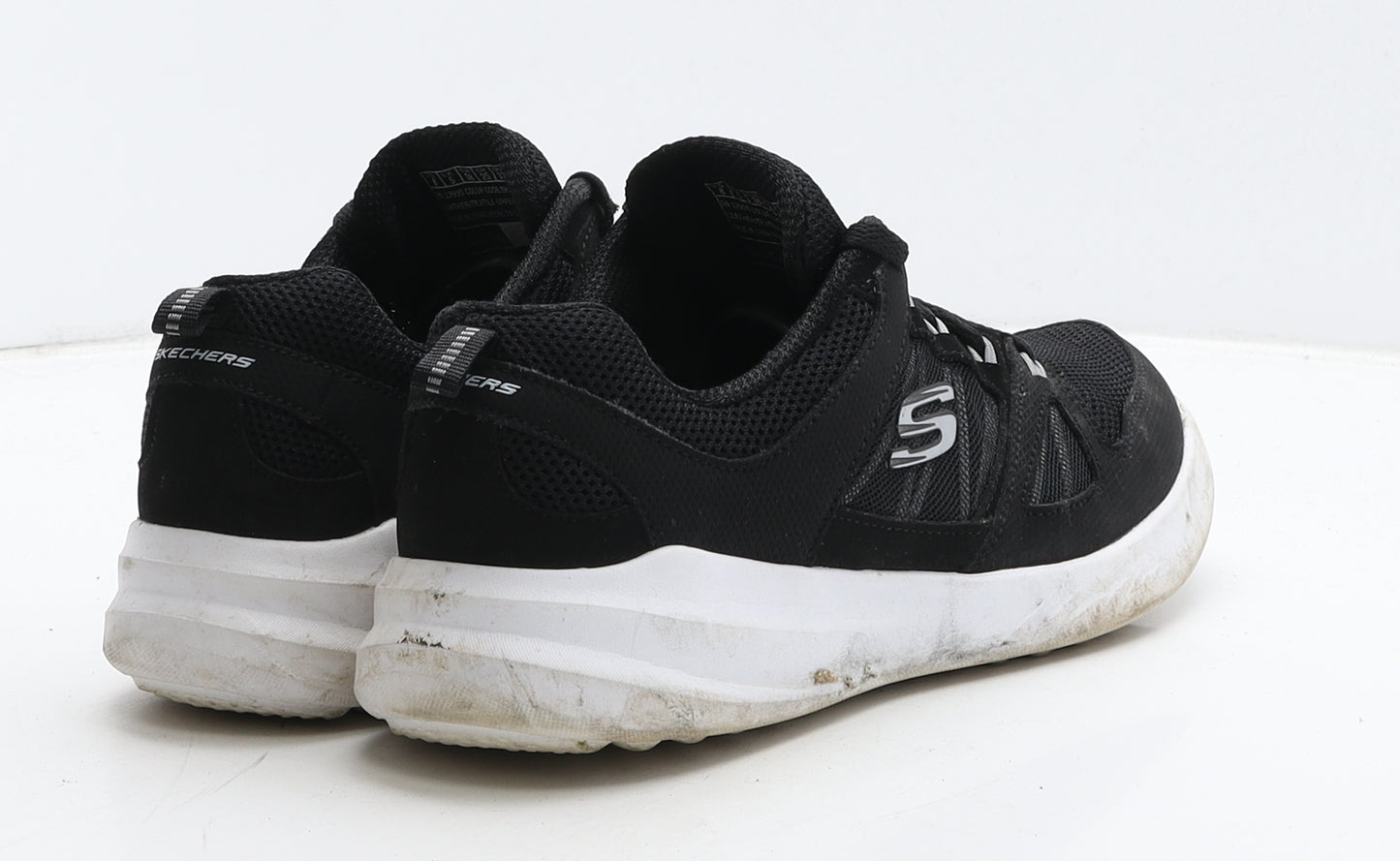 Skechers Womens Black Fabric Trainer UK 5 38