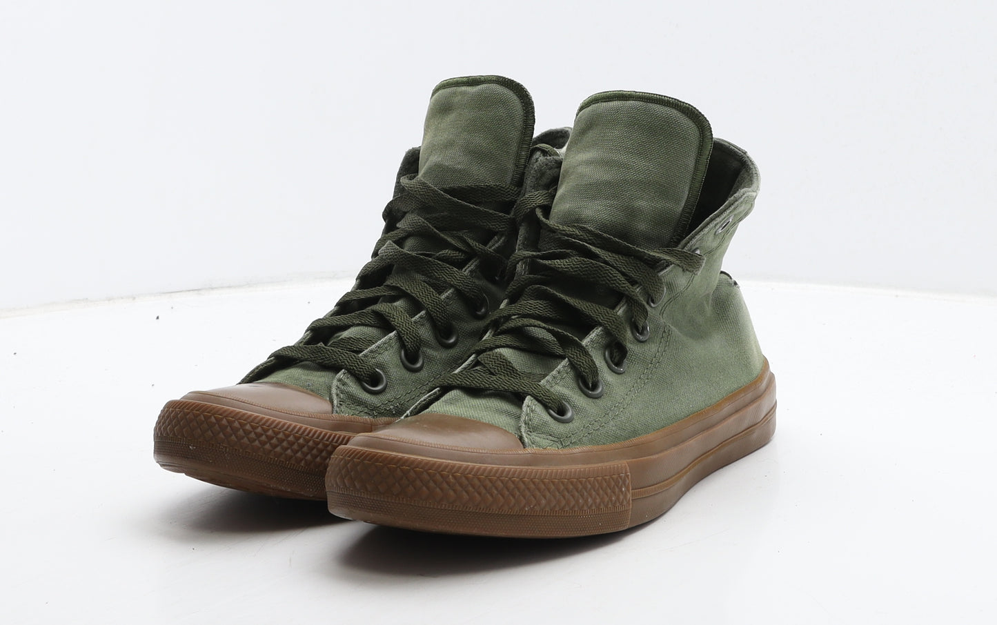 Converse Womens Green Fabric Trainer UK 6 39