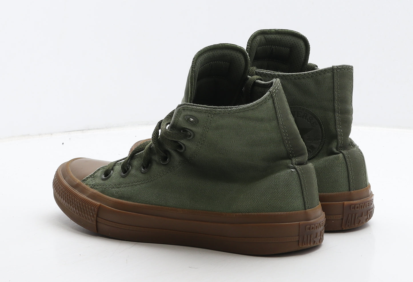 Converse Womens Green Fabric Trainer UK 6 39