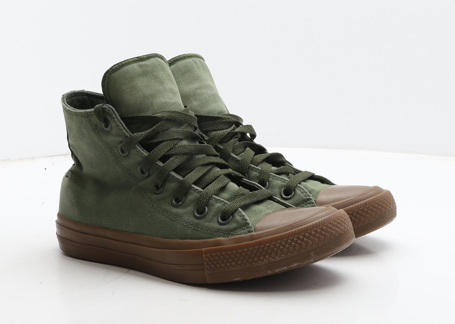 Converse Womens Green Fabric Trainer UK 6 39