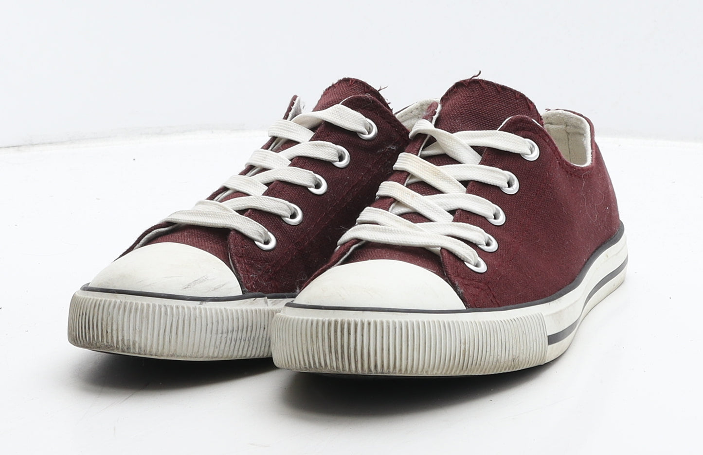 New Look Womens Red Fabric Trainer UK 5 38