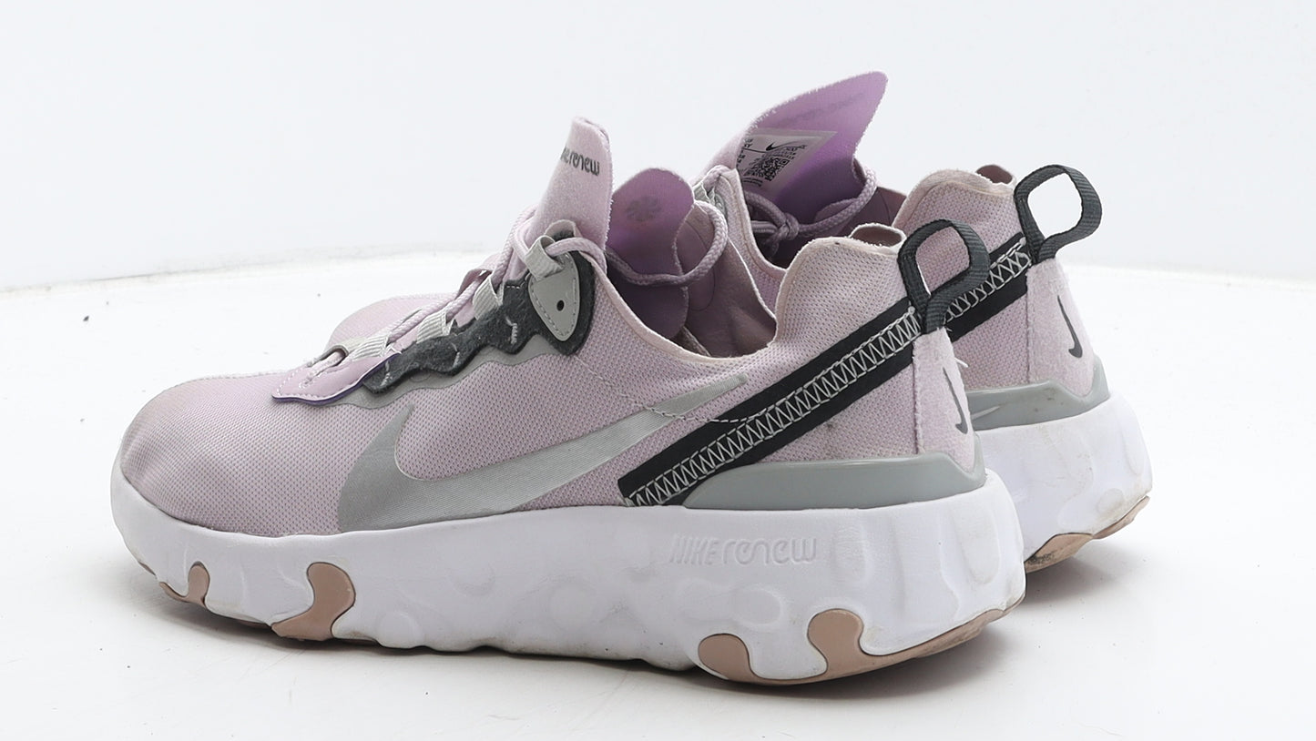 Nike Womens Pink Fabric Trainer UK 5 38 - Nike React