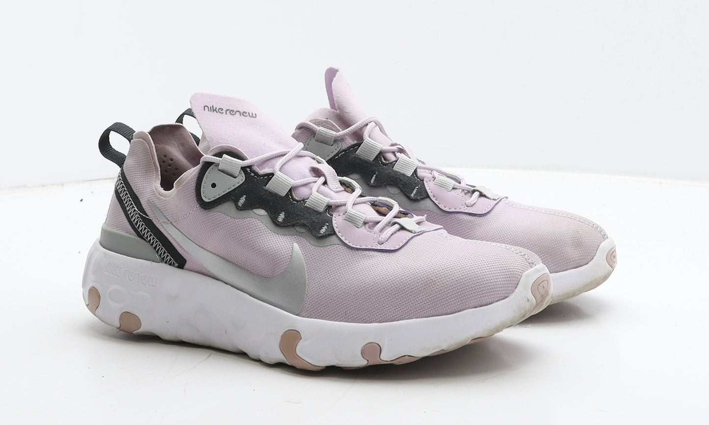 Nike Womens Pink Fabric Trainer UK 5 38 - Nike React