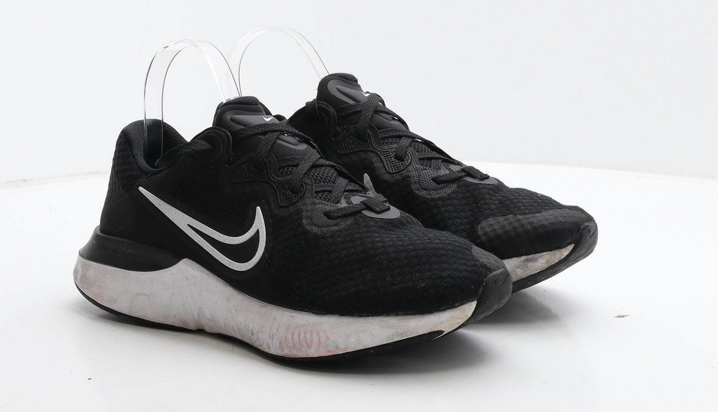 Nike Womens Black Geometric Fabric Trainer UK 7 41 - Nike React