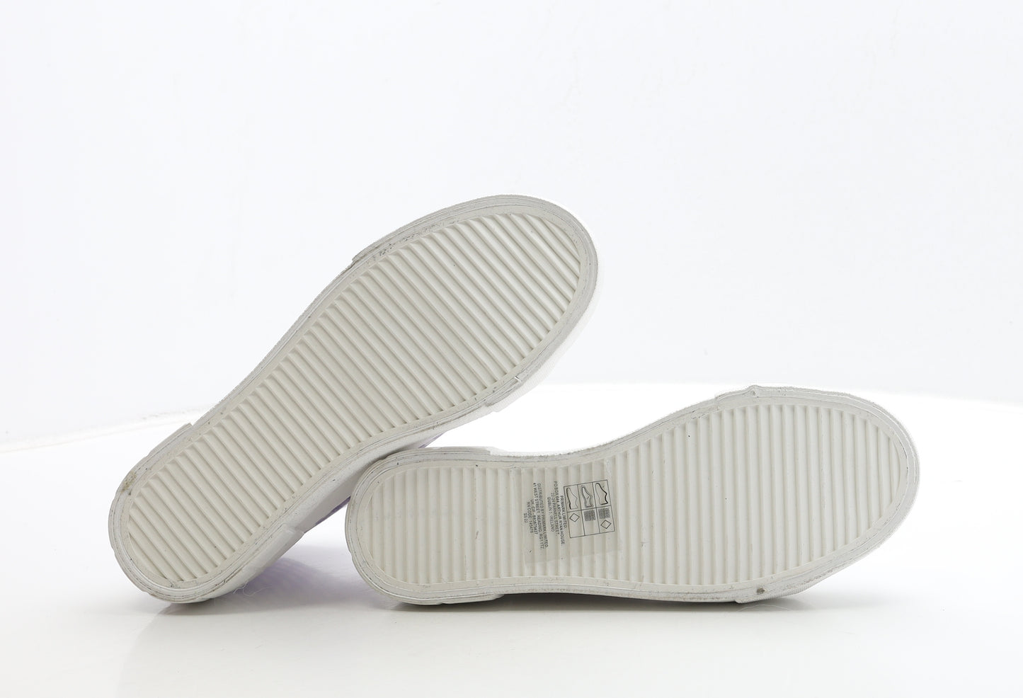 Primark Womens Purple Check Fabric Trainer UK 5 38