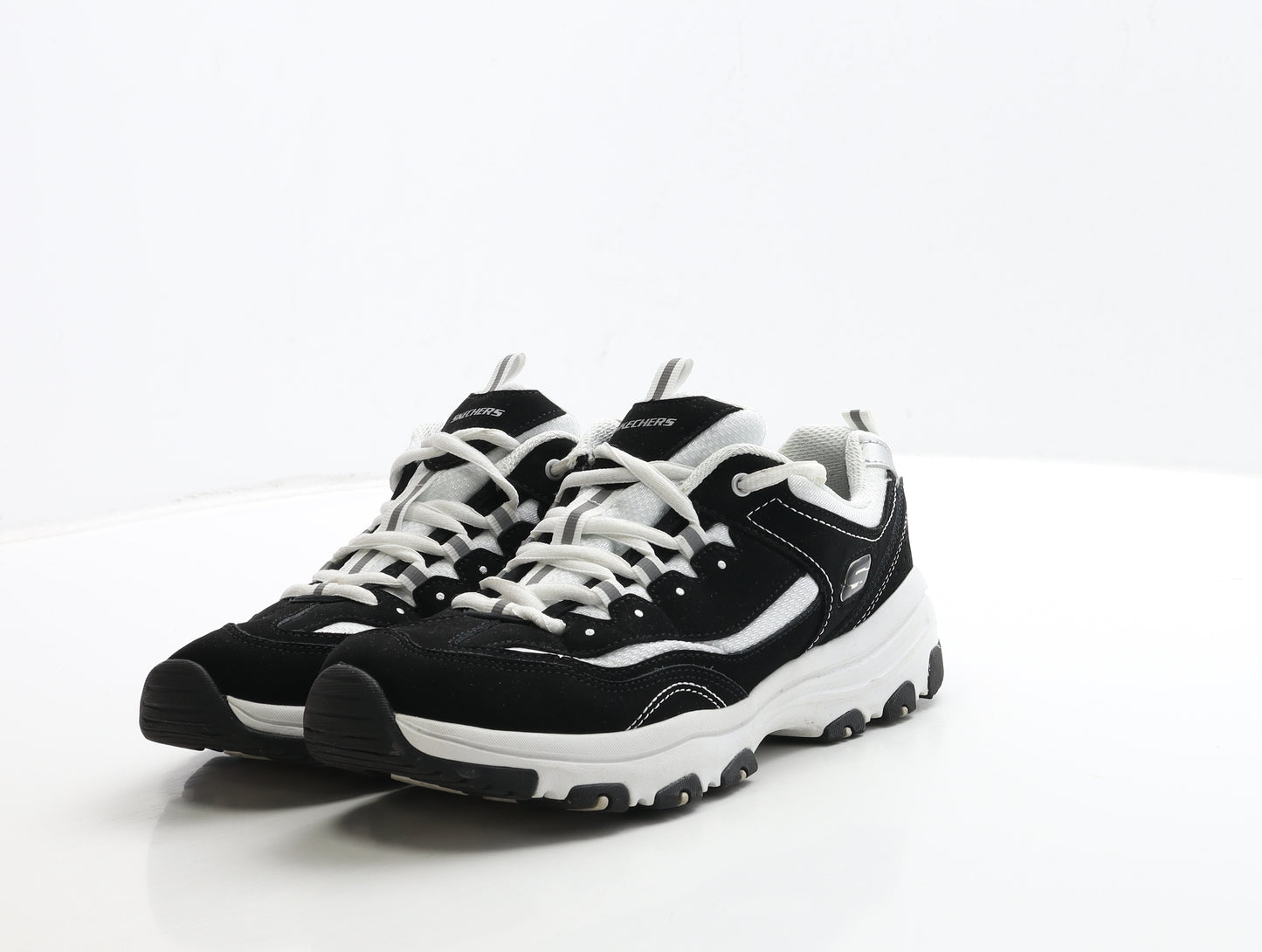 Skechers Womens Black Suede Trainer UK 5 38