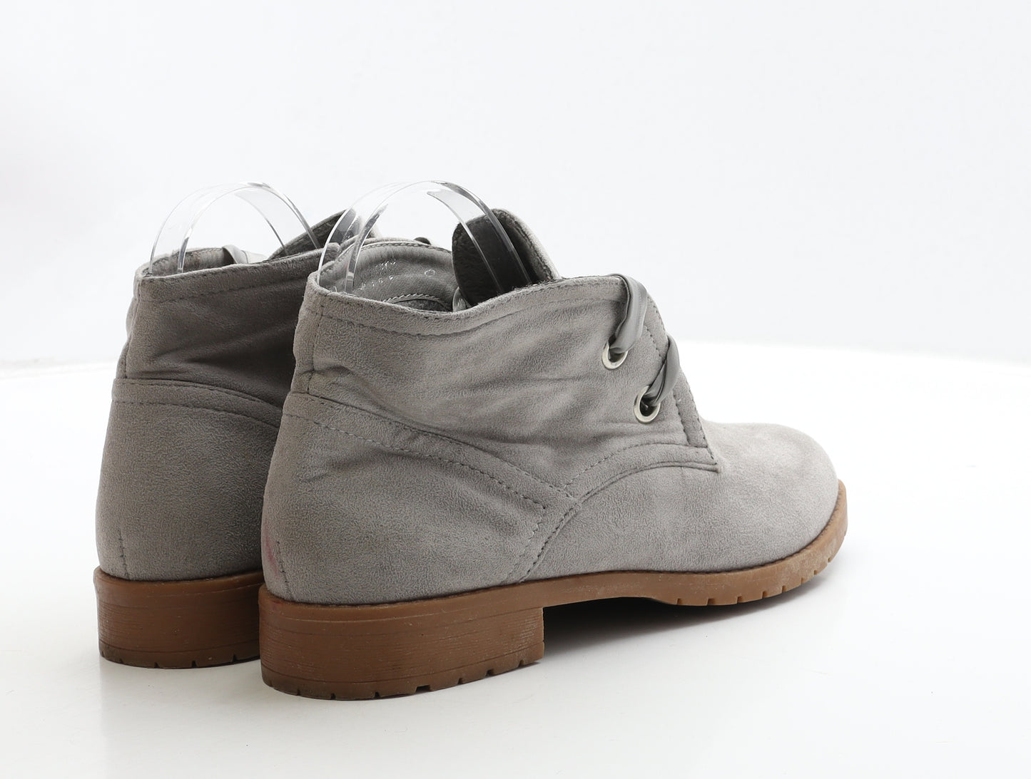 Seasalt Blue Womens Grey Suede Bootie Boot UK 7 40