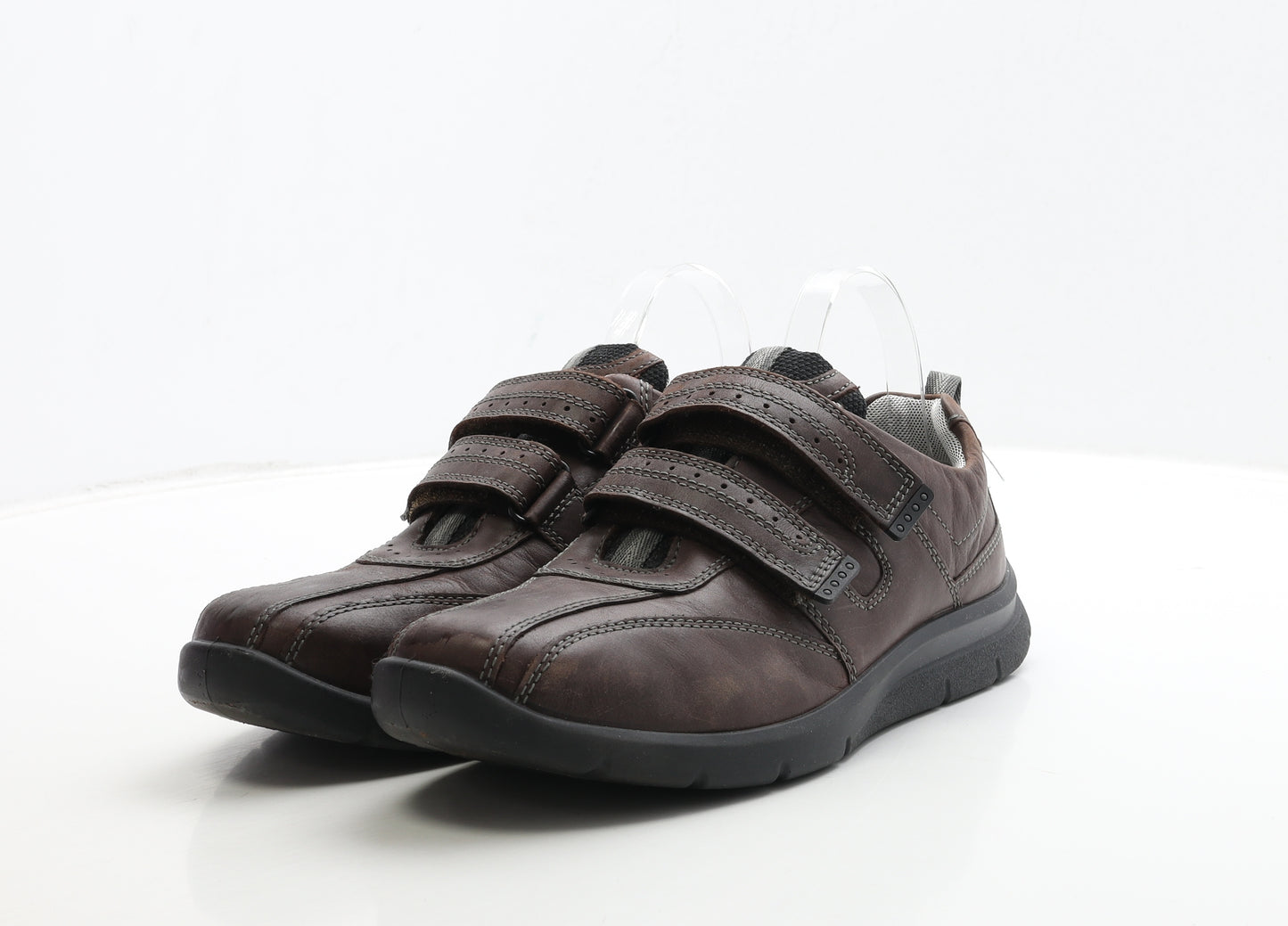 Hotter Mens Brown Leather Slip On Casual UK 8 42