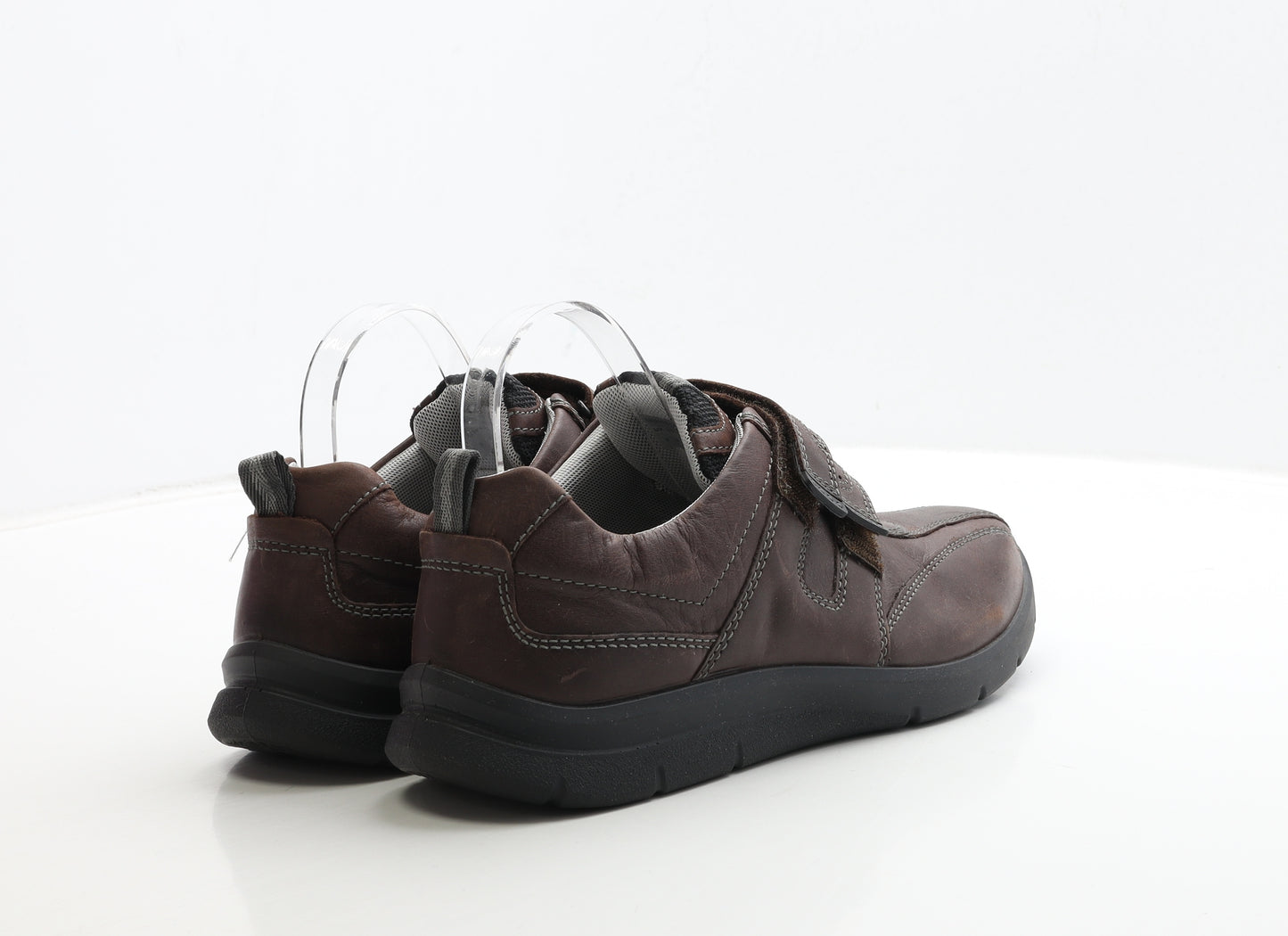 Hotter Mens Brown Leather Slip On Casual UK 8 42