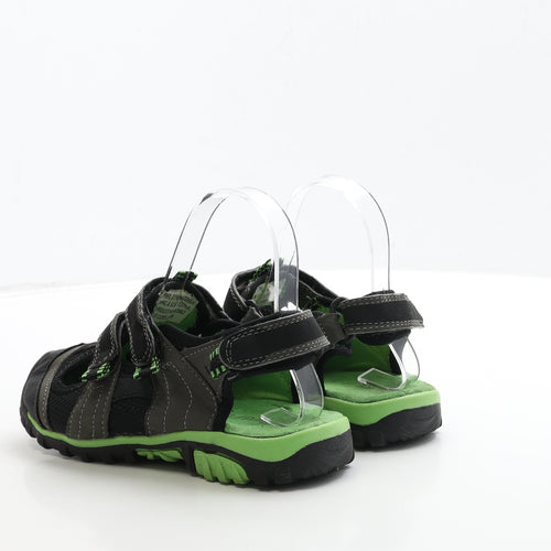 RedFish Boys Black Polyester Fisherman Sandal UK 7