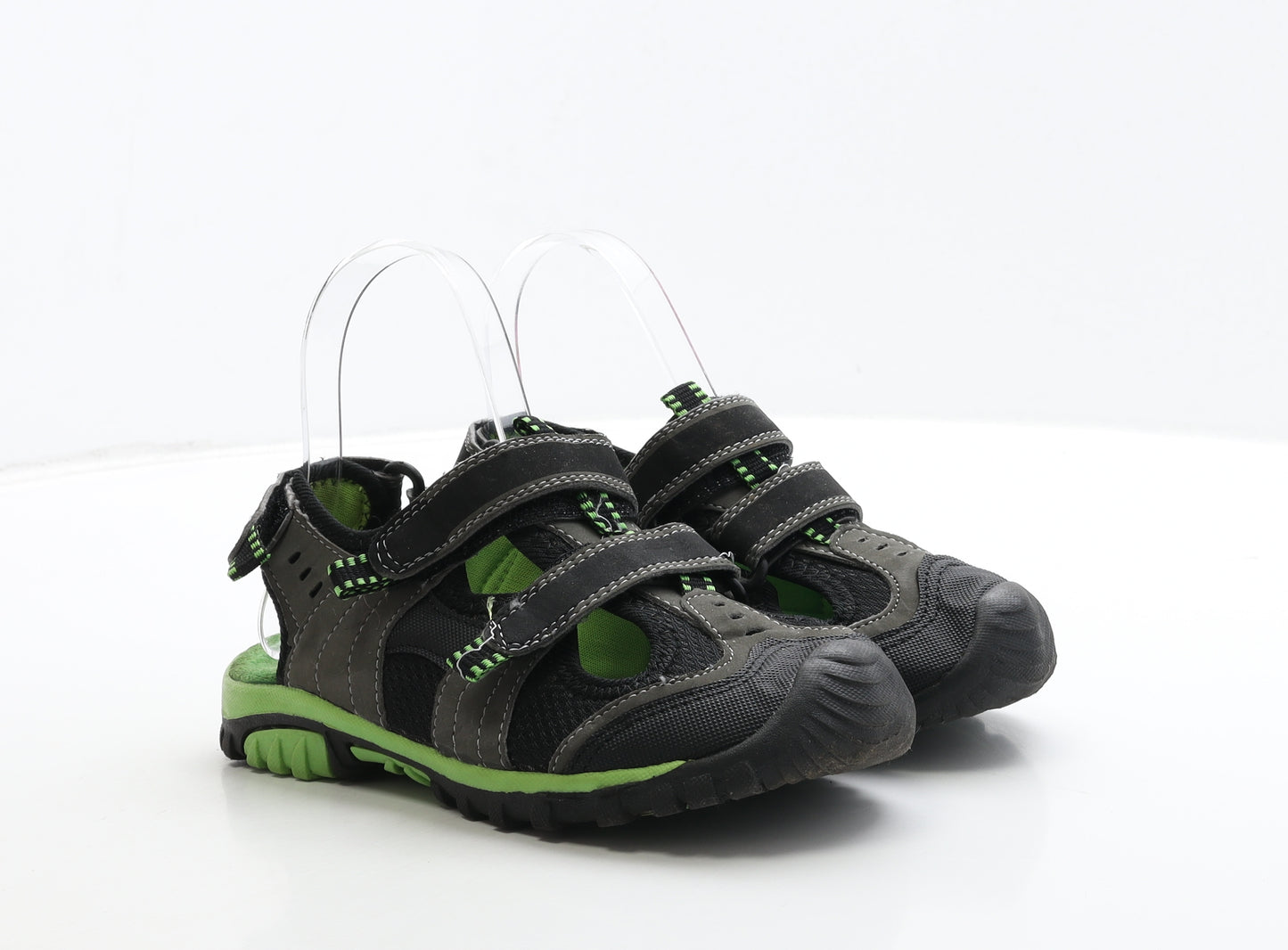 RedFish Boys Black Polyester Fisherman Sandal UK 7