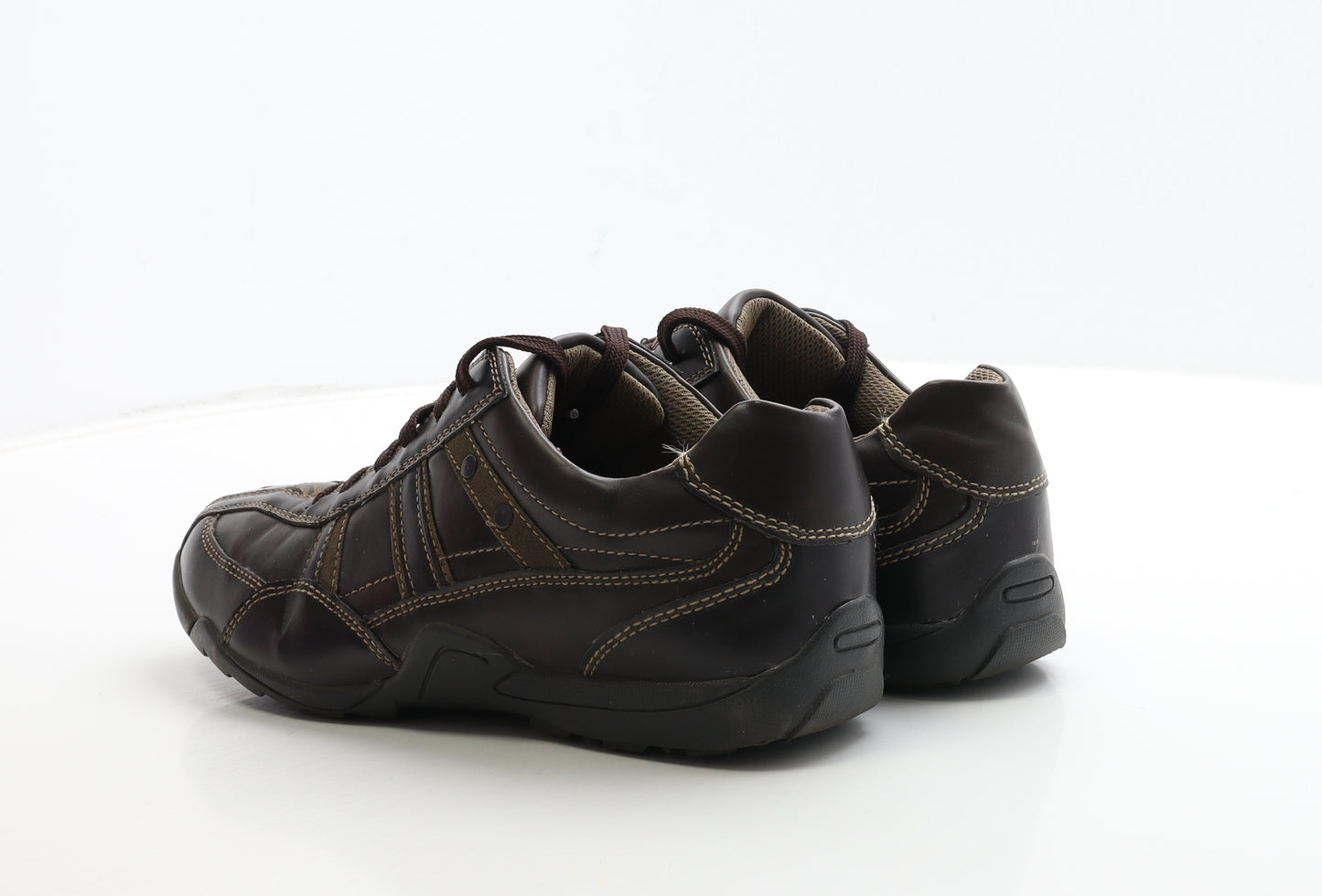 Westwild Mens Brown Leather Trainer UK 7