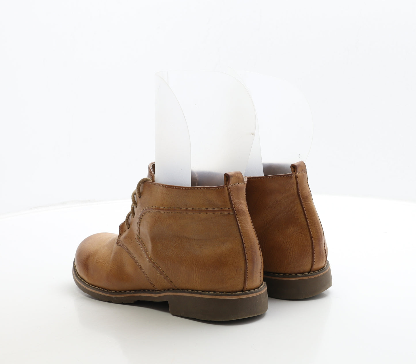 Niki Womens Brown Leather Bootie Boot UK 8 41