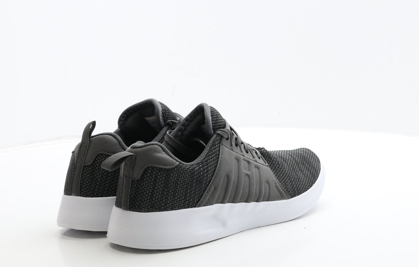 George Mens Grey Polyester Trainer UK 7 41