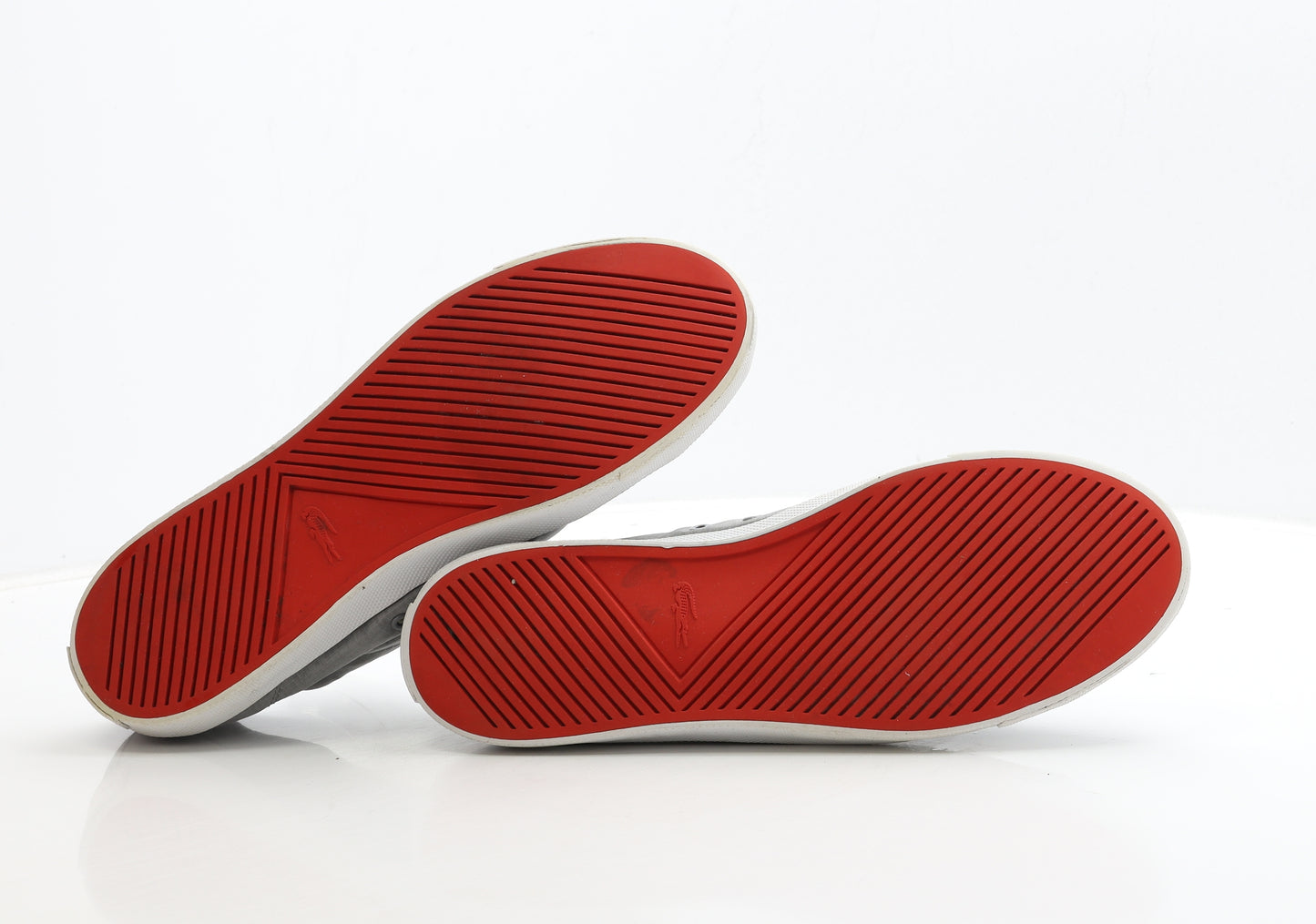 Lacoste Mens Grey Polyester Trainer UK 11 46