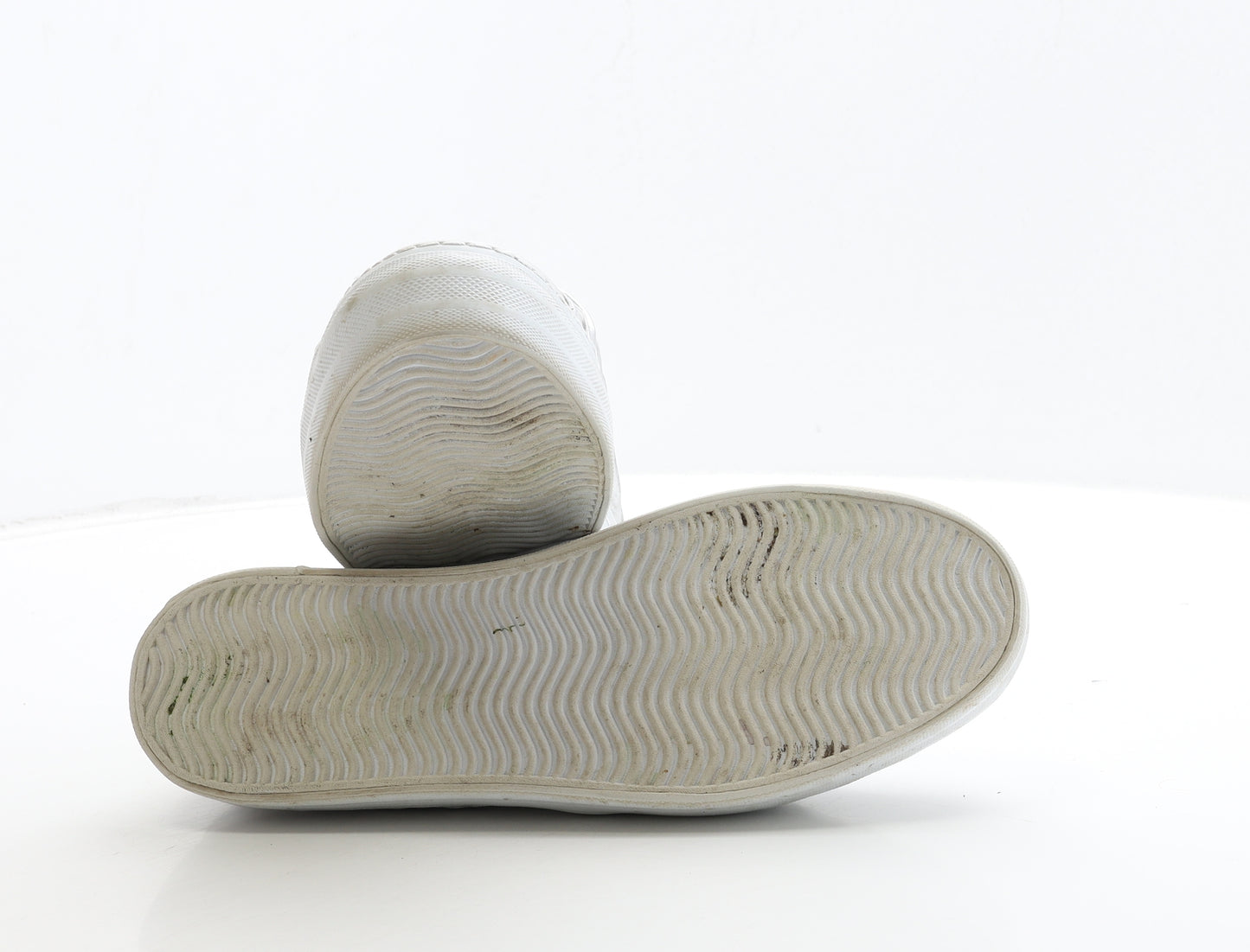 Star Collection Womens Silver Leather Slip On Flat UK 7 40