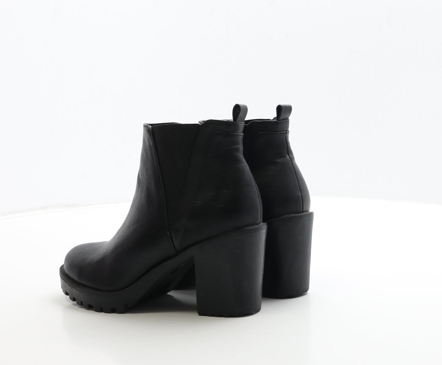 OFFICE Womens Black Leather Chelsea Boot UK 3 36