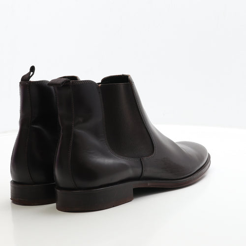 Hammond&Co Mens Brown Leather Chelsea Boot UK 11 45