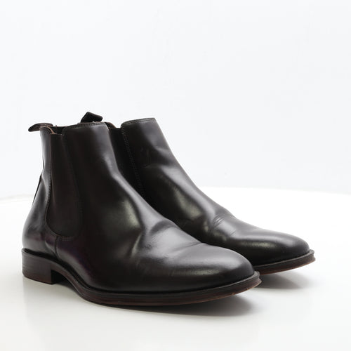Hammond&Co Mens Brown Leather Chelsea Boot UK 11 45