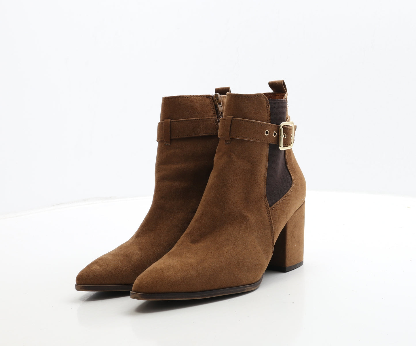Dorothy Perkins Womens Brown Leather Chelsea Boot UK 6 39