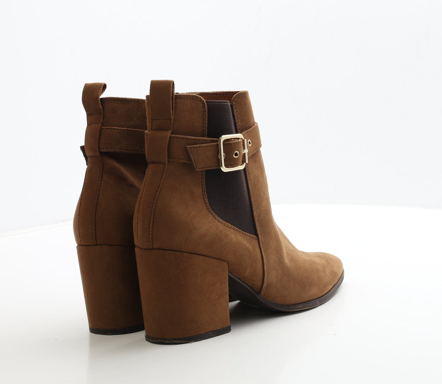 Dorothy Perkins Womens Brown Leather Chelsea Boot UK 6 39
