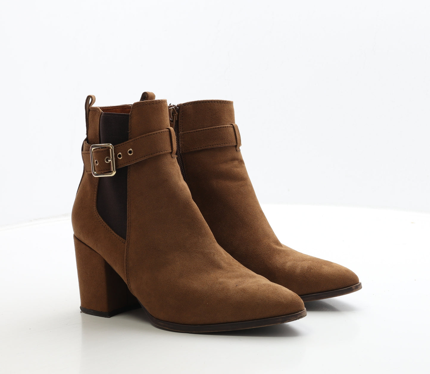 Dorothy Perkins Womens Brown Leather Chelsea Boot UK 6 39