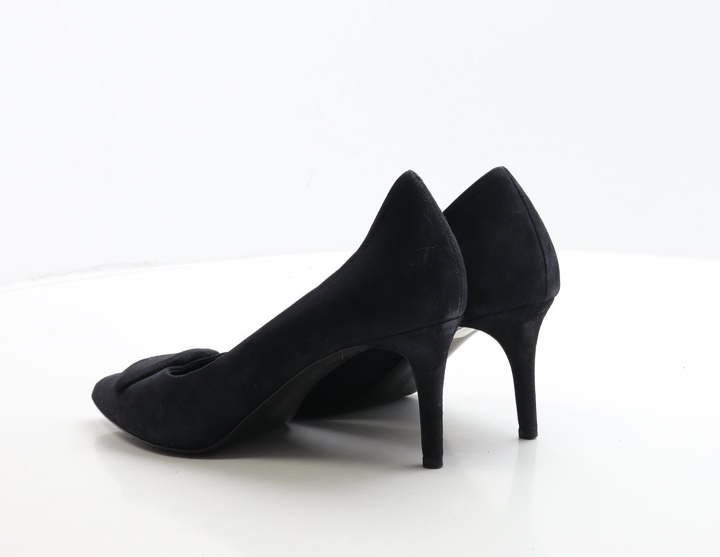 Jigsaw Womens Blue Leather Court Heel UK 6 39