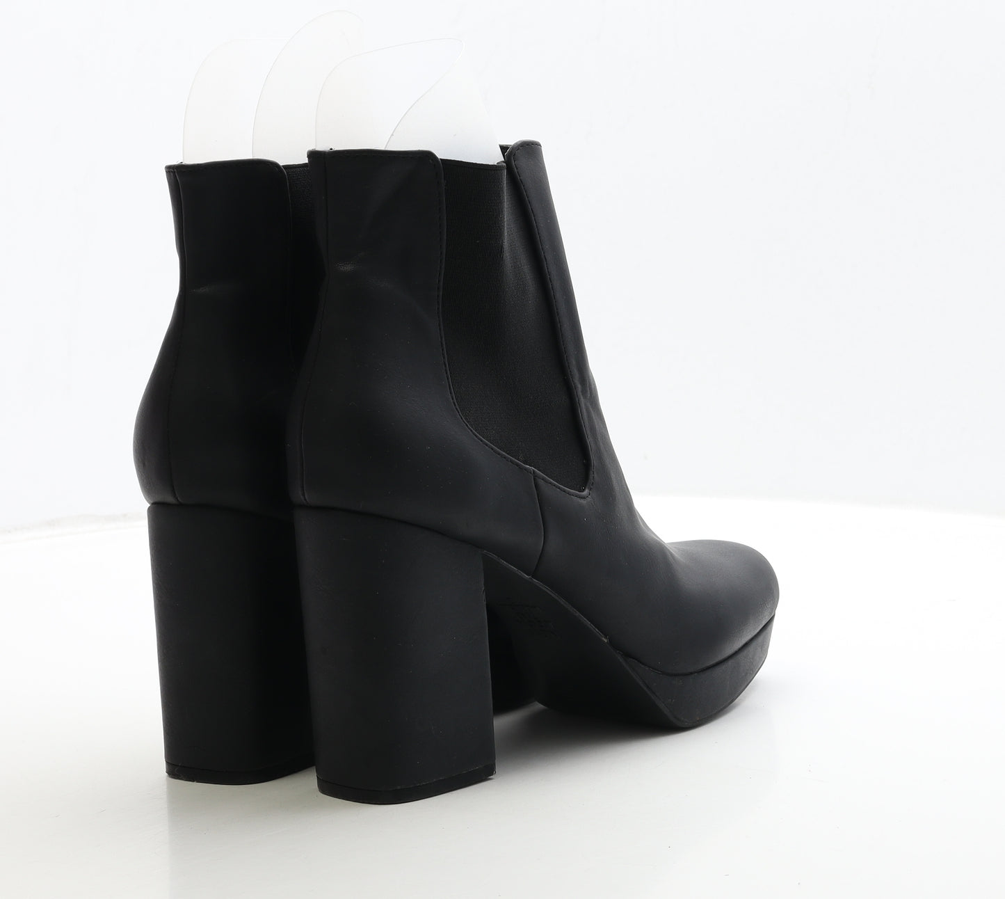 New Look Womens Black Leather Chelsea Boot UK 7 40