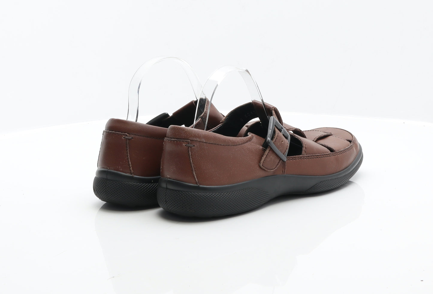 Hotter Mens Brown Leather Fisherman Casual UK 8